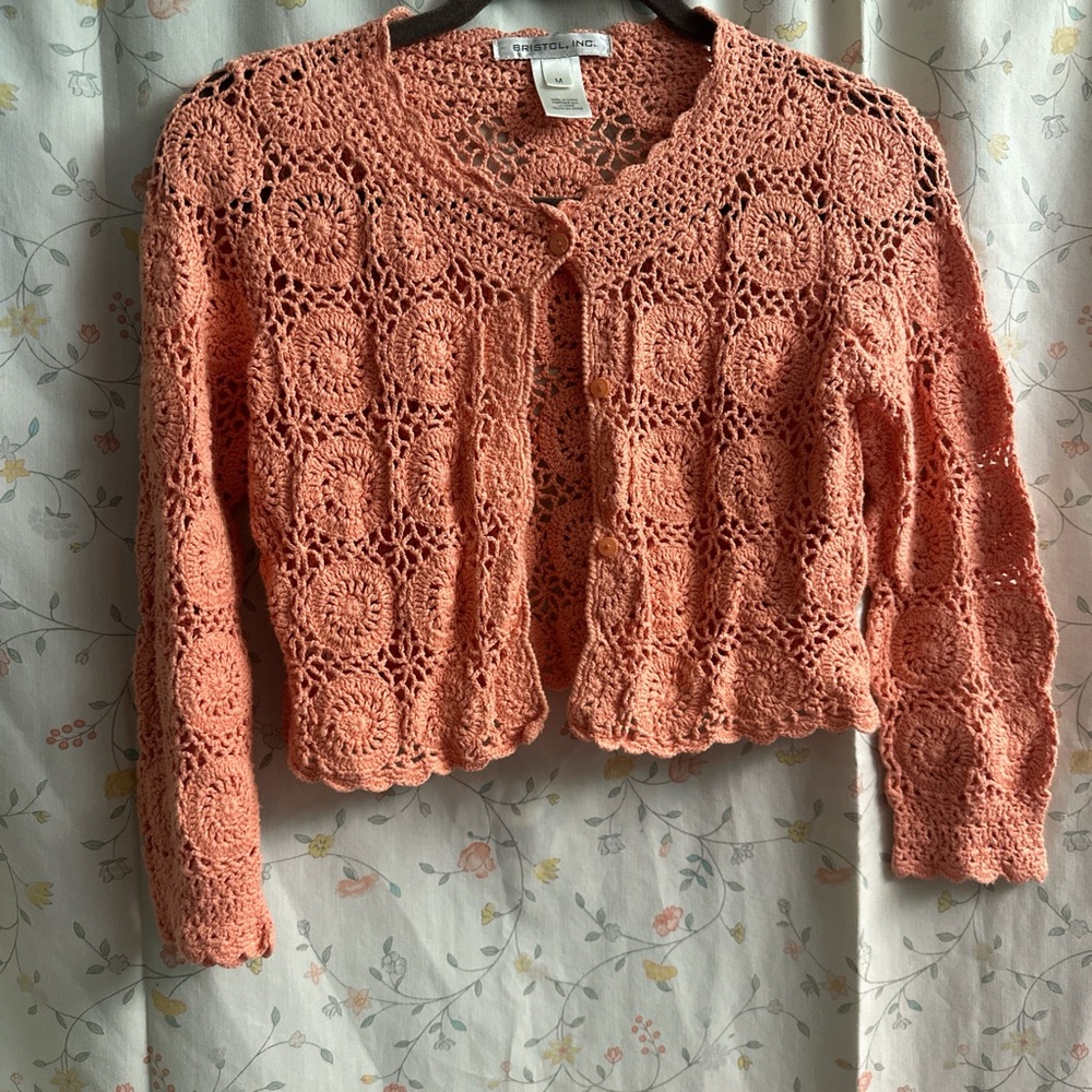 Knitted crop top